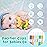 babygoal Neutral Pacifier Clips, 6 Pack Paci Holder Clip Leashes Fits for Most Pacifiers and Binkies 6PS10