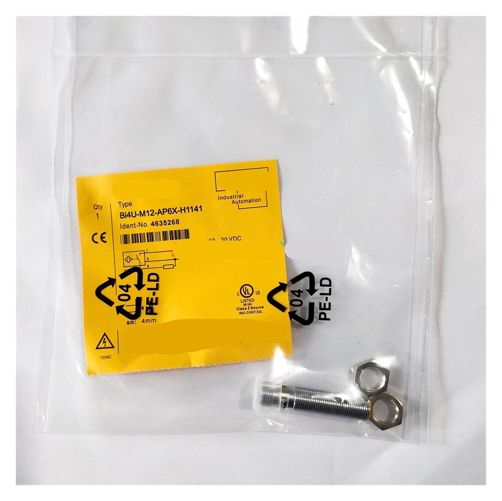 JHPWKRMU BI4U-M12-AP6X-H1141 BI4U-M12-AN6X-H1141 M12 Proximity Switch Sensor(BI4U-M12-AN6X-H1141)