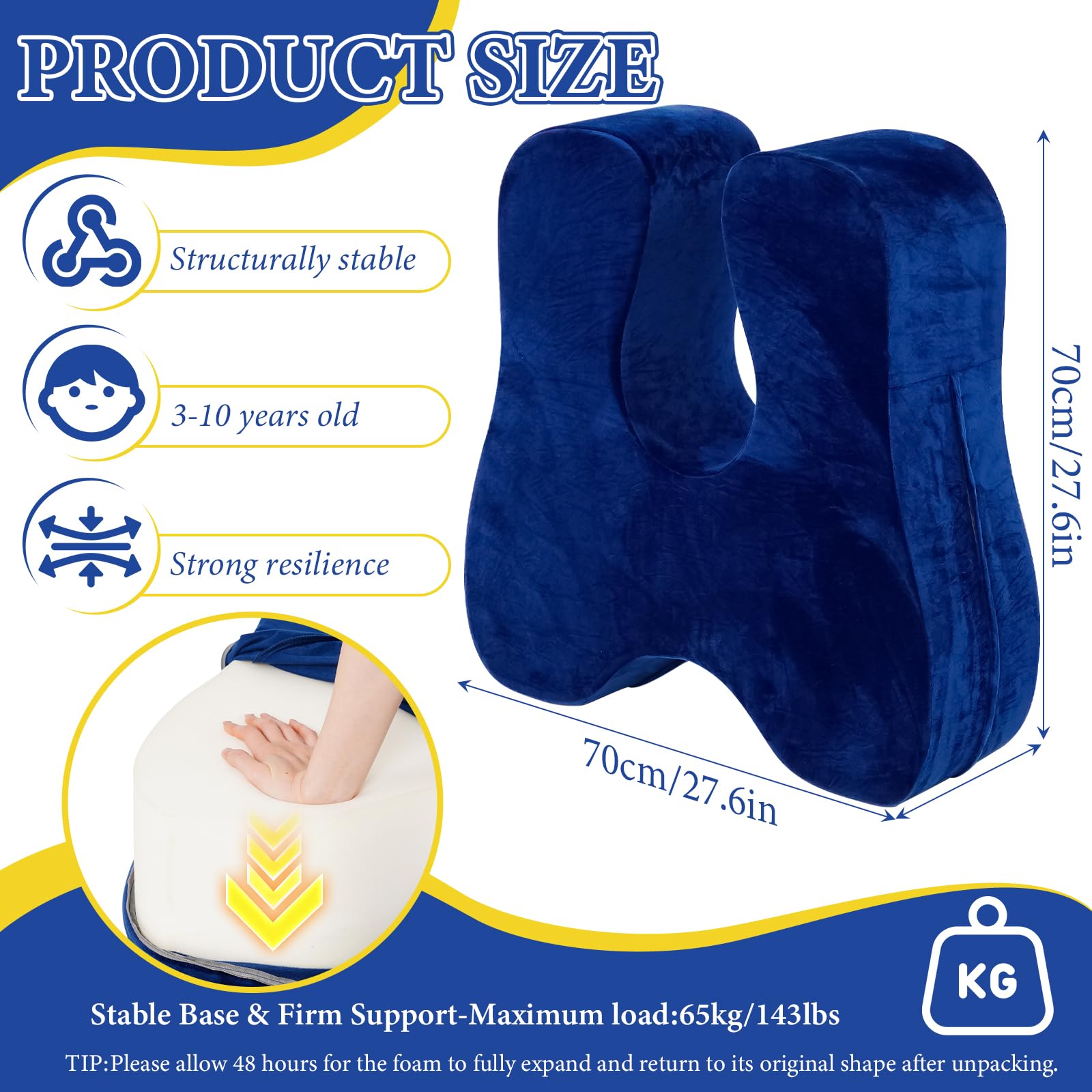 Sensorial Silla para Niños, Asiento Suave sensorial, Juguete sensorial para Autista, Alivia el estrés y Mejora la Estabilidad Emocional
