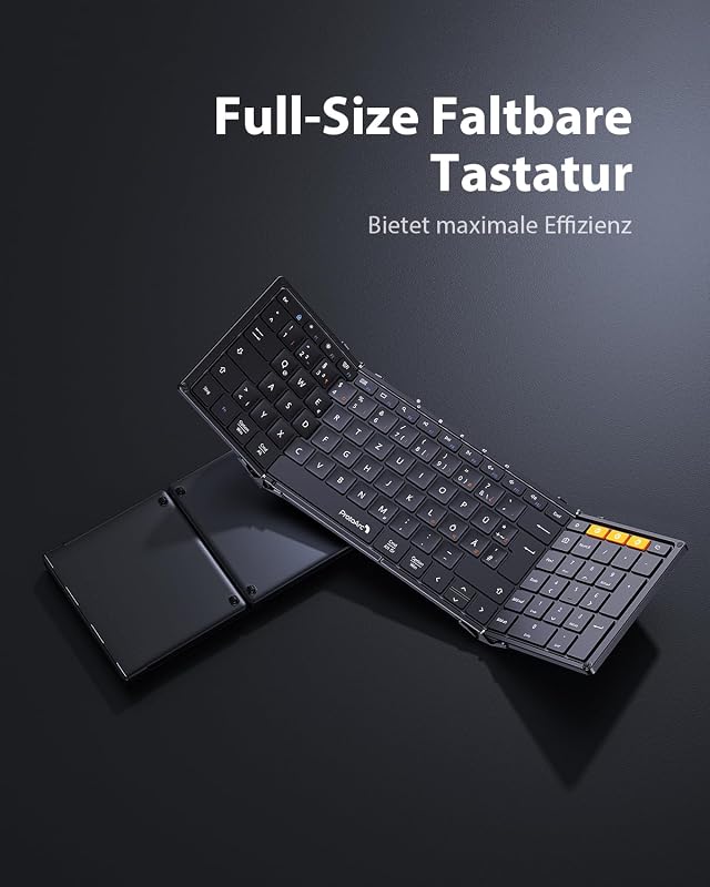 ProtoArc XK01 Összecsukható Bluetooth Billentyűzet Numerikus Billentyűzettel, Vezeték Nélküli Mini Billentyű