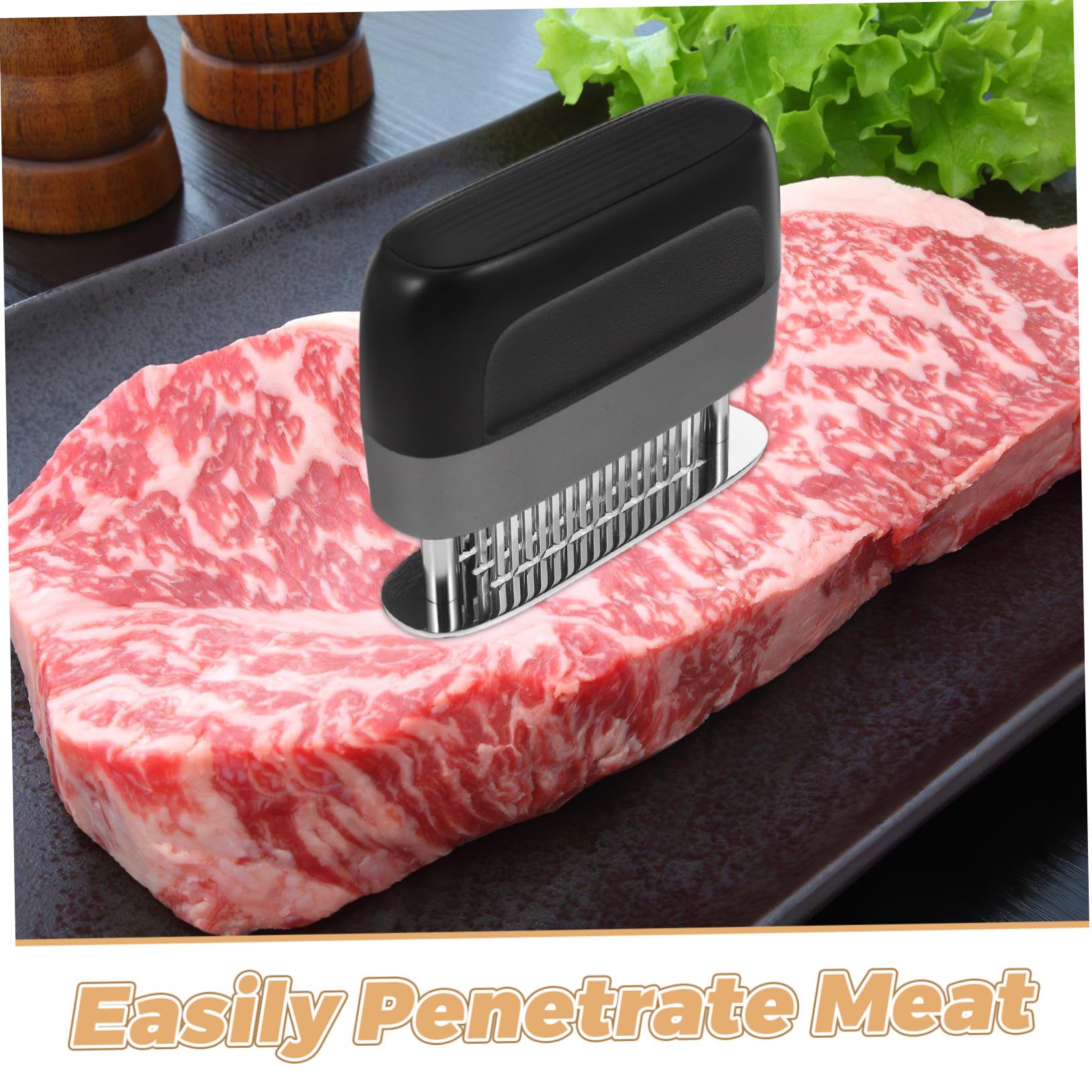 Herramientas para Ablandar Carne Martillo para Carne Aguja Ablandadora De Acero Inoxidable