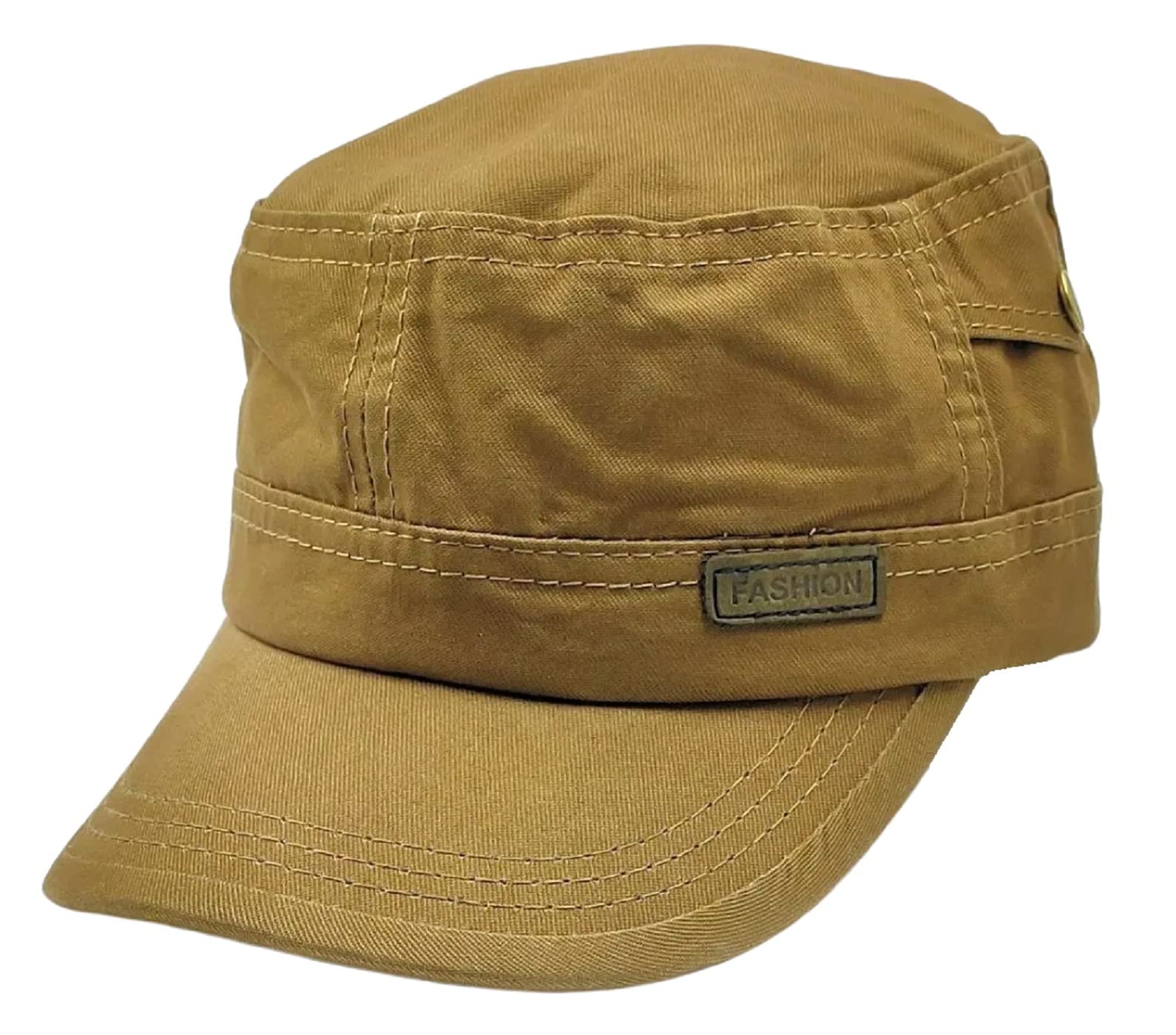 ZachariasMen's Cotton Solid Baseball Army Military Cap (Large_Pack of 1) a-14