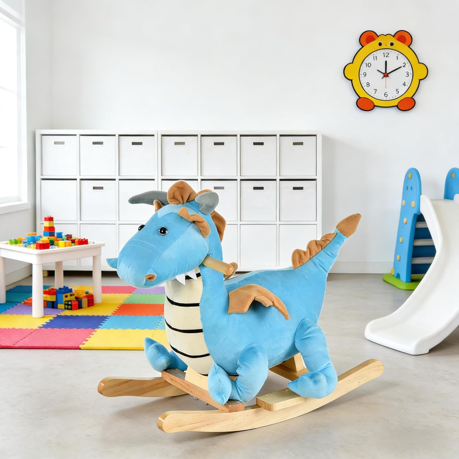 Dinosaur Rocking Soft Chair Toy, Kids Rocking Toy