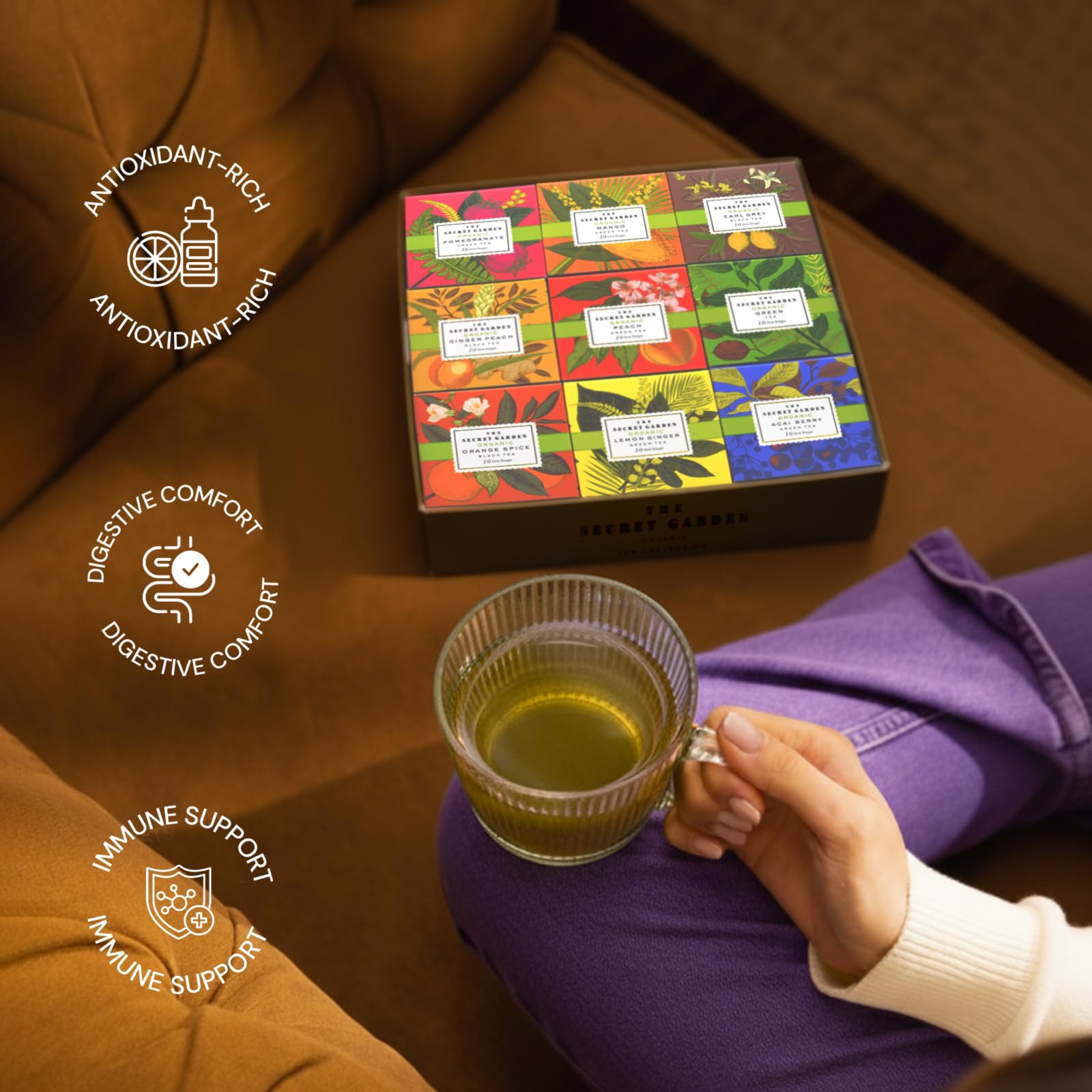 Amazon.com : Life Plus Style Gourmet The Secret Garden 90 Tea Bags