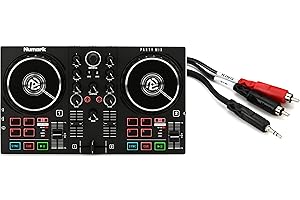 Numark Party Mix II DJ Controller with Built-in Light Show and CMR-210 Breakout Cable