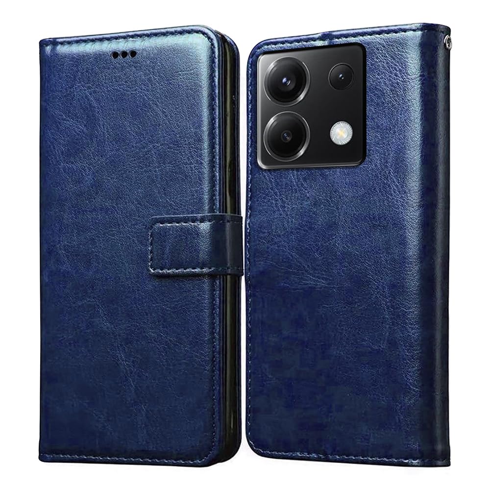 Poco X6 5G Flip Cover - Premium Leather & Stand -6