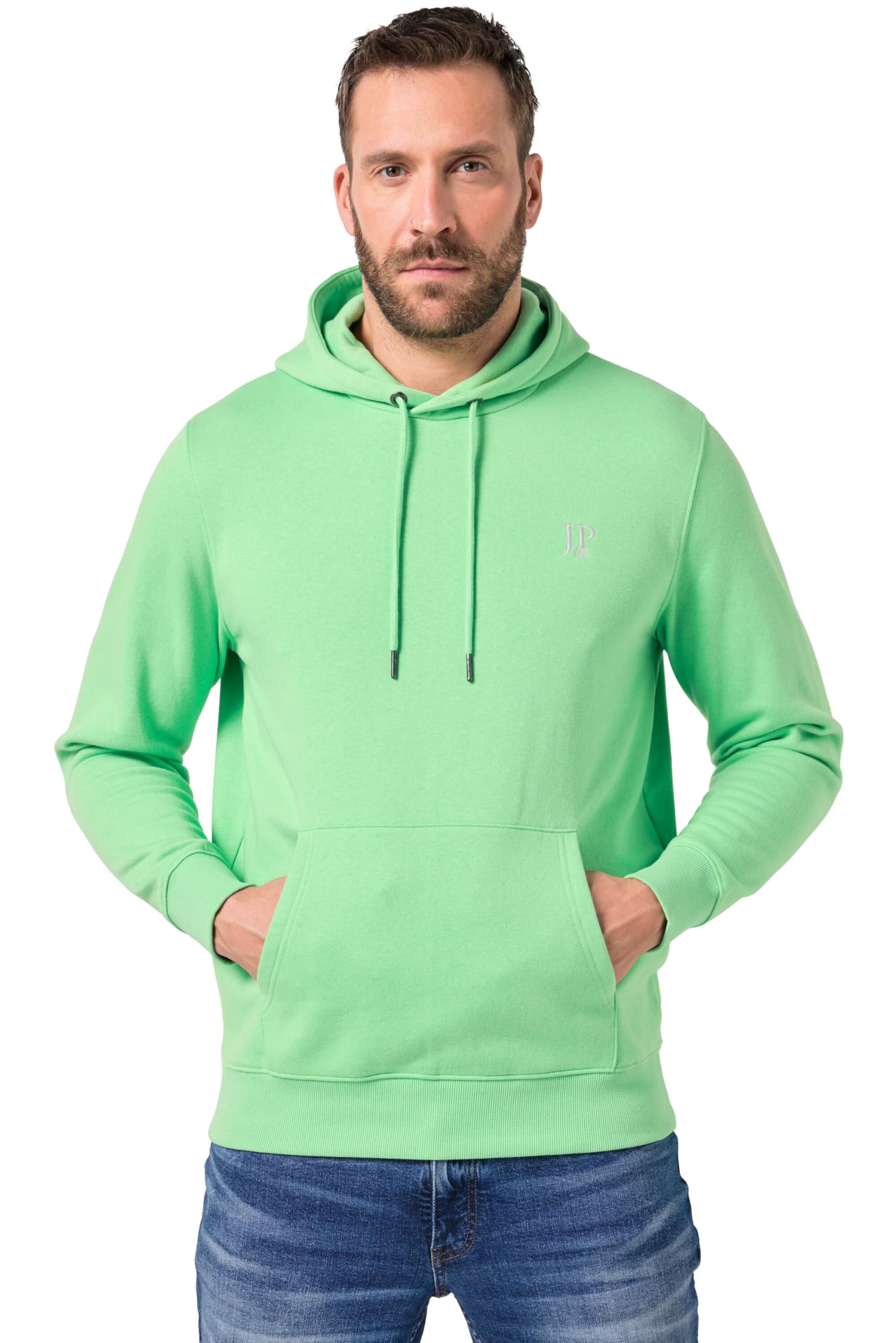 JP 1880 Herren große Größen Übergrößen Menswear L-8XL Hoodie, Kapuze, Kängurutasche 825950