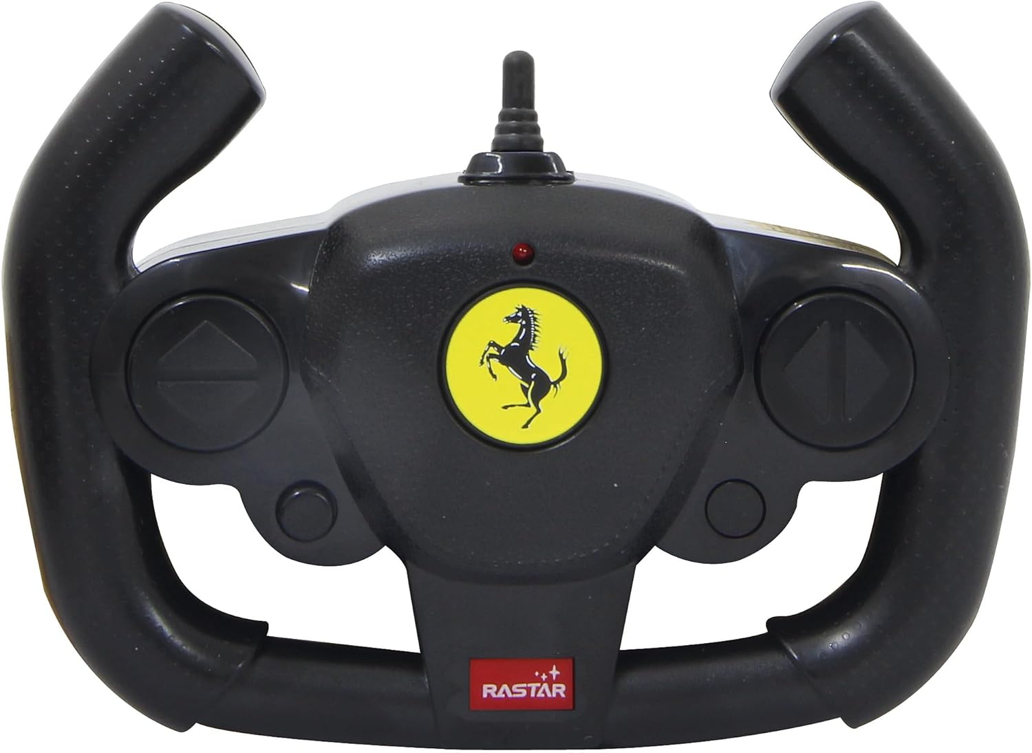 Nærbillede af fjernbetjeningen til den fjernstyrede bil