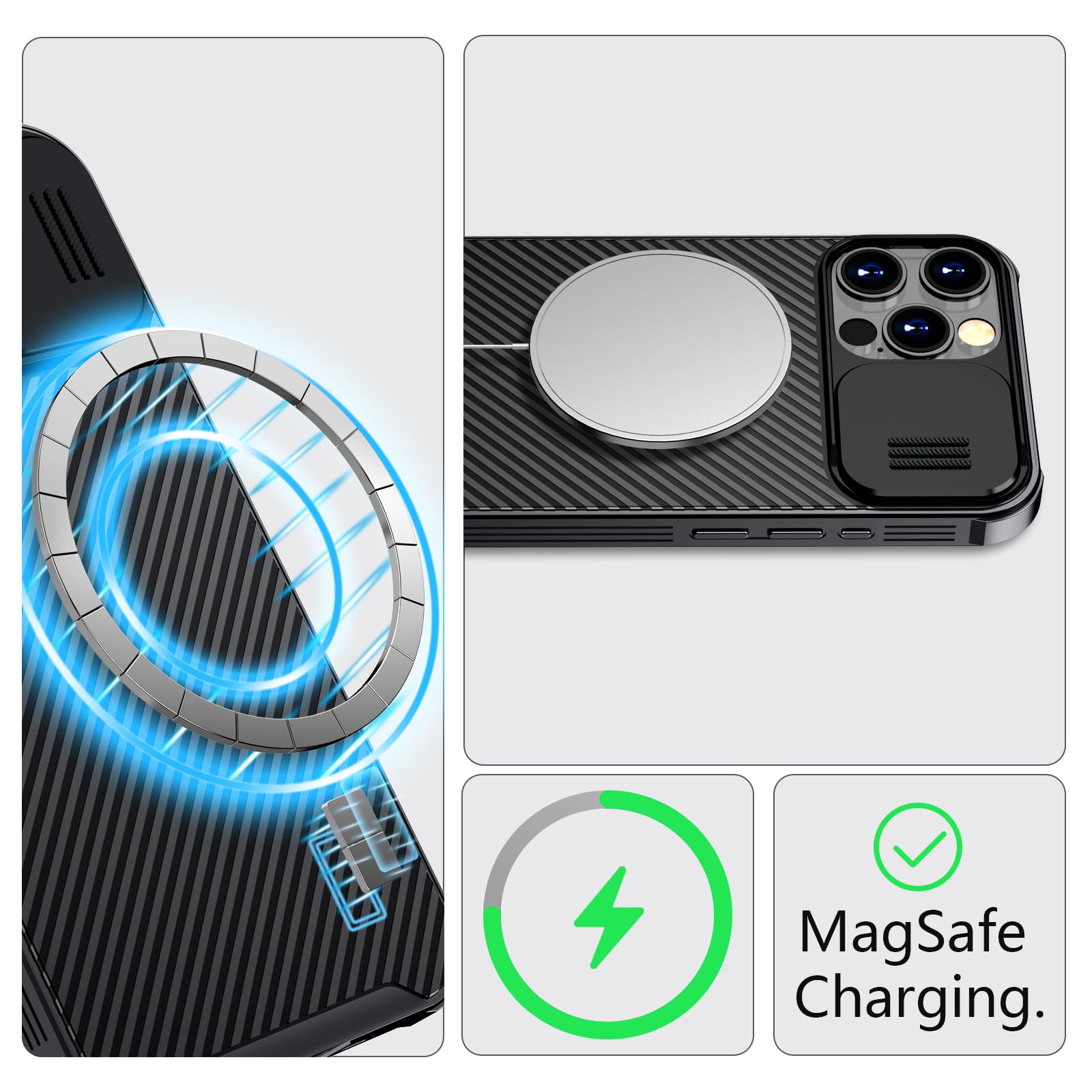 imluckies Compatibile con iPhone 12 Pro/12 con custodia per