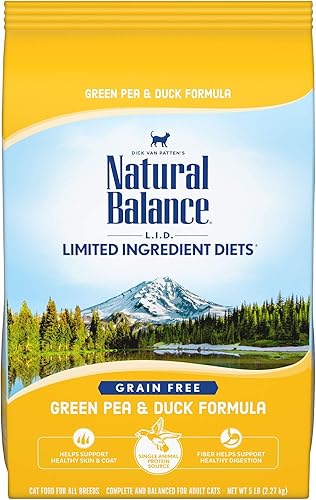 Miniatura 1 de Comida seca para gatos Natural Balance, con ingredientes limitados, NegroGris
