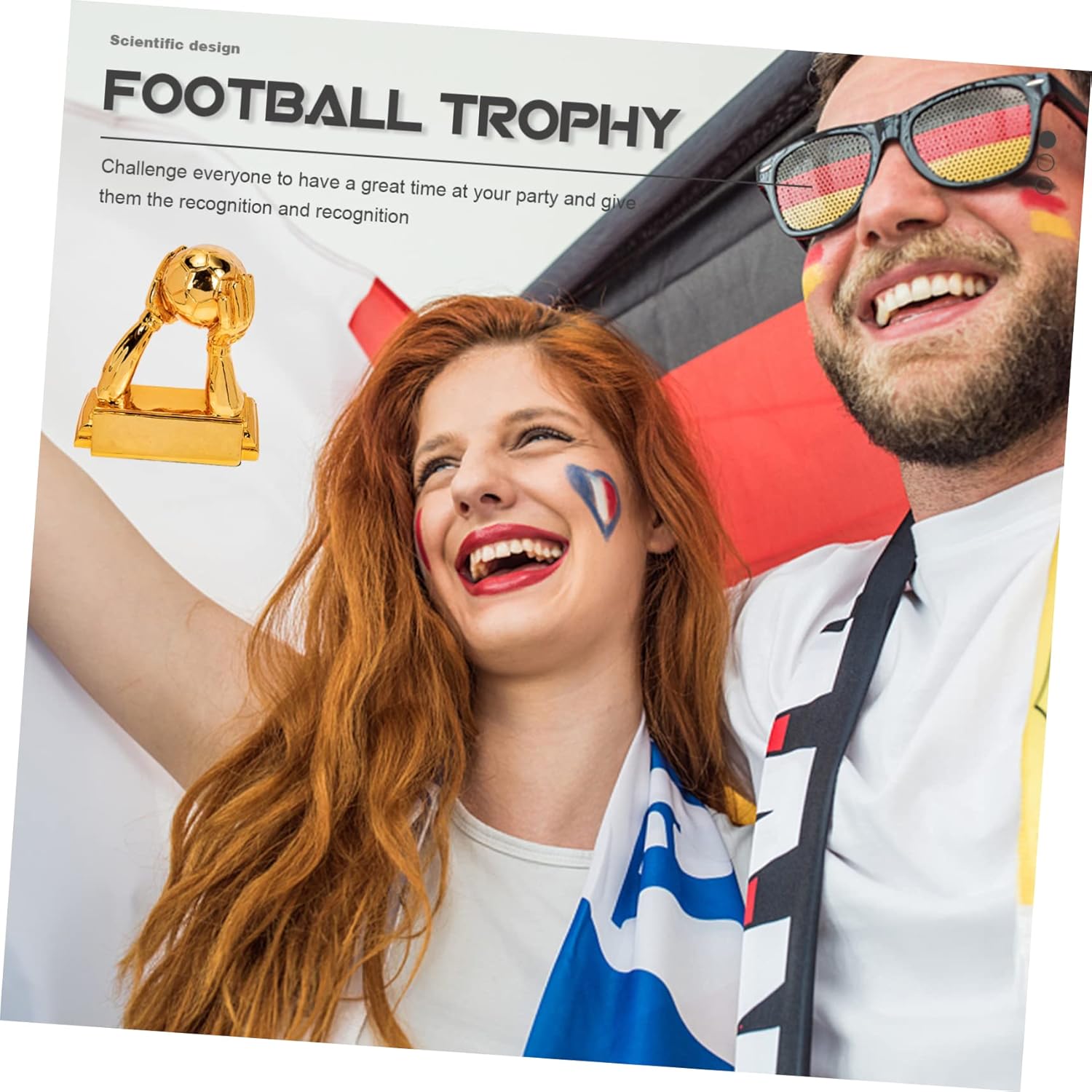 Soccer Trophy Resin Decorative Trophy Adornment for Boys and Girls Sign