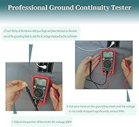 Vista 5 de RIQINXIN Sábana bajera ajustable de fibra plateada con conexión a tierra conductiva con cable de conexión a tierra de 15 pies, sábana bajera