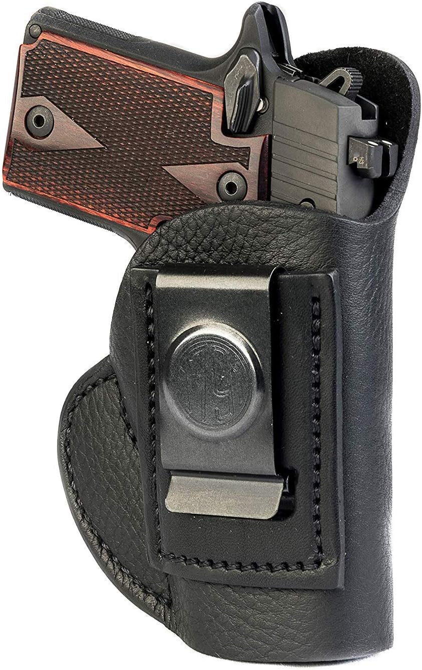 P238 & P938 Premium Leather IWB CCW Holster - Super Soft & Comfortable Leather Gun Holster - Right Handed - Fits Sig Sauer P238 and P938