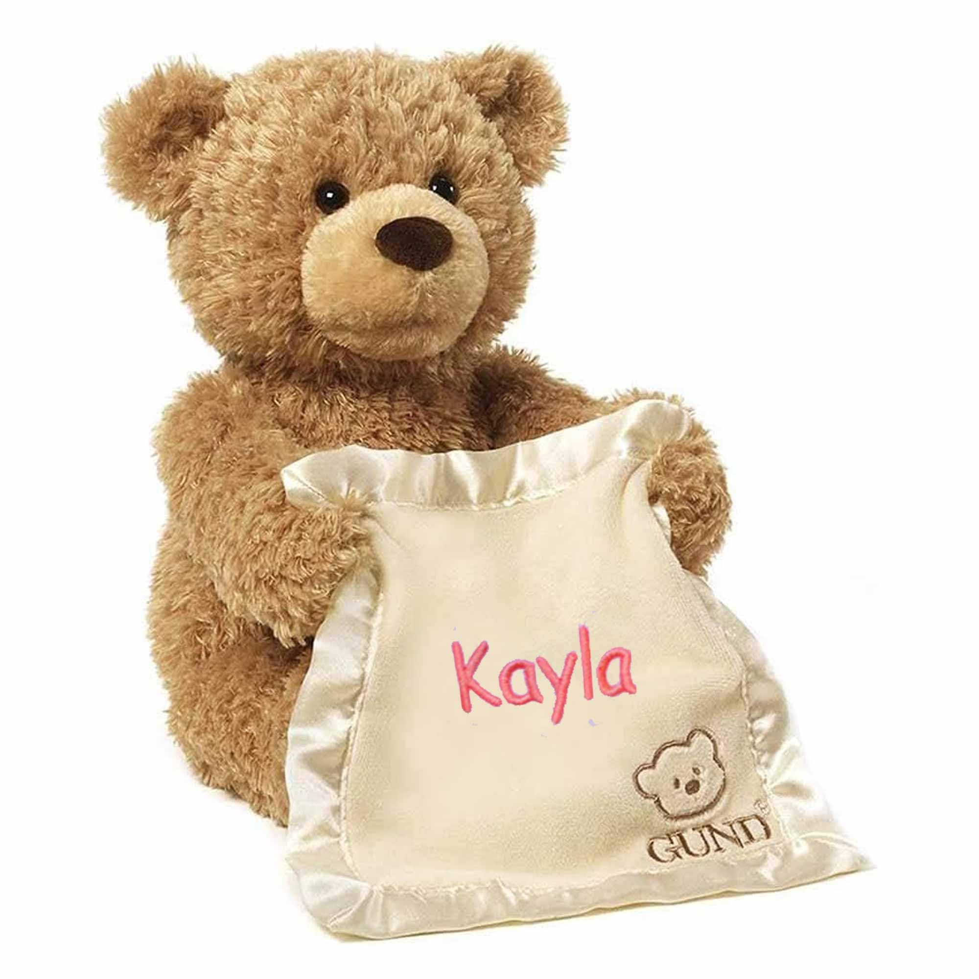 Amazon.com: DIBSIES Personalized Animated Peek A Boo Plush Toy