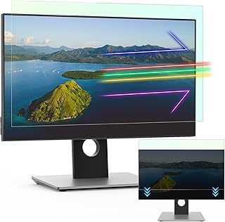 Protescreen - Filtro de ecrã com luz azul de 27 polegadas, proteção removível, revestimento antireflexo, protetor de ecrã para PC e monitor de 27 polegadas, 16:9