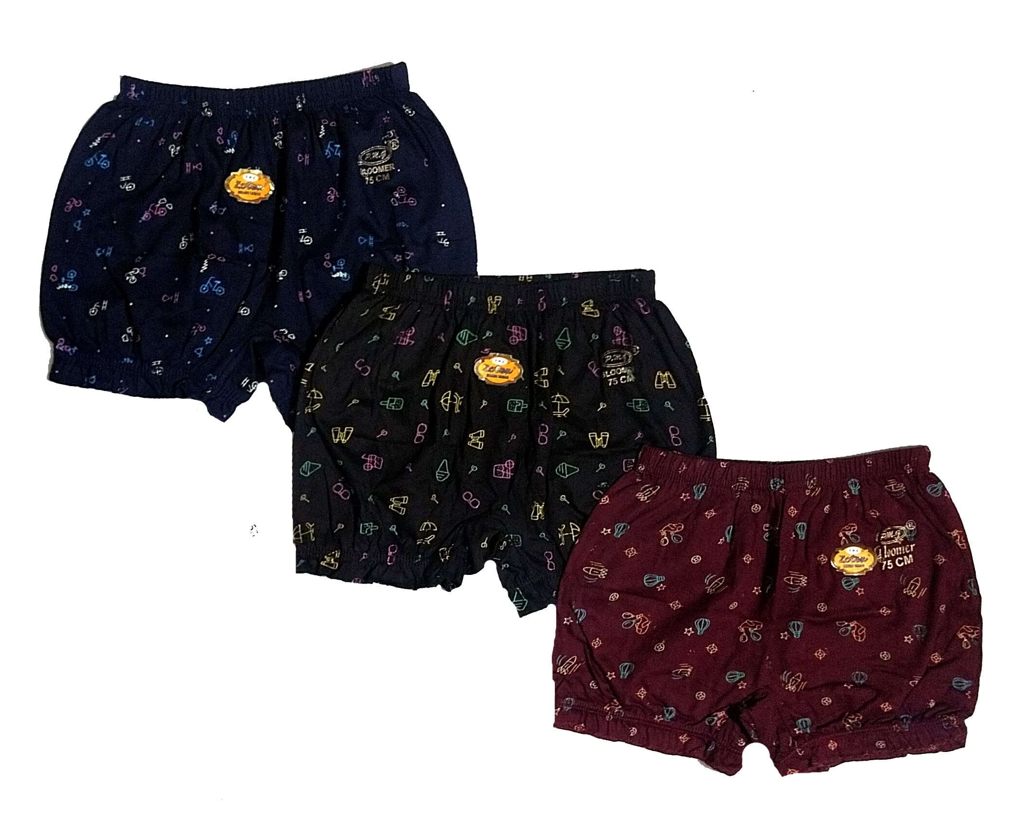 Bloomer Cotton Underwear Boxer Shorts Boyleg Nicker Trunks Daily use Panties for Womens and Ladies (Combo Pack of 3)-picture-37