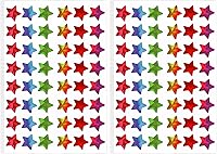 Vista 8 de 1080 UNIDADES de calcomanías de estrella doradas, calcomanías de estrella pequeñas, 20 hojas de calcomanías de estrella metálicas de aluminio