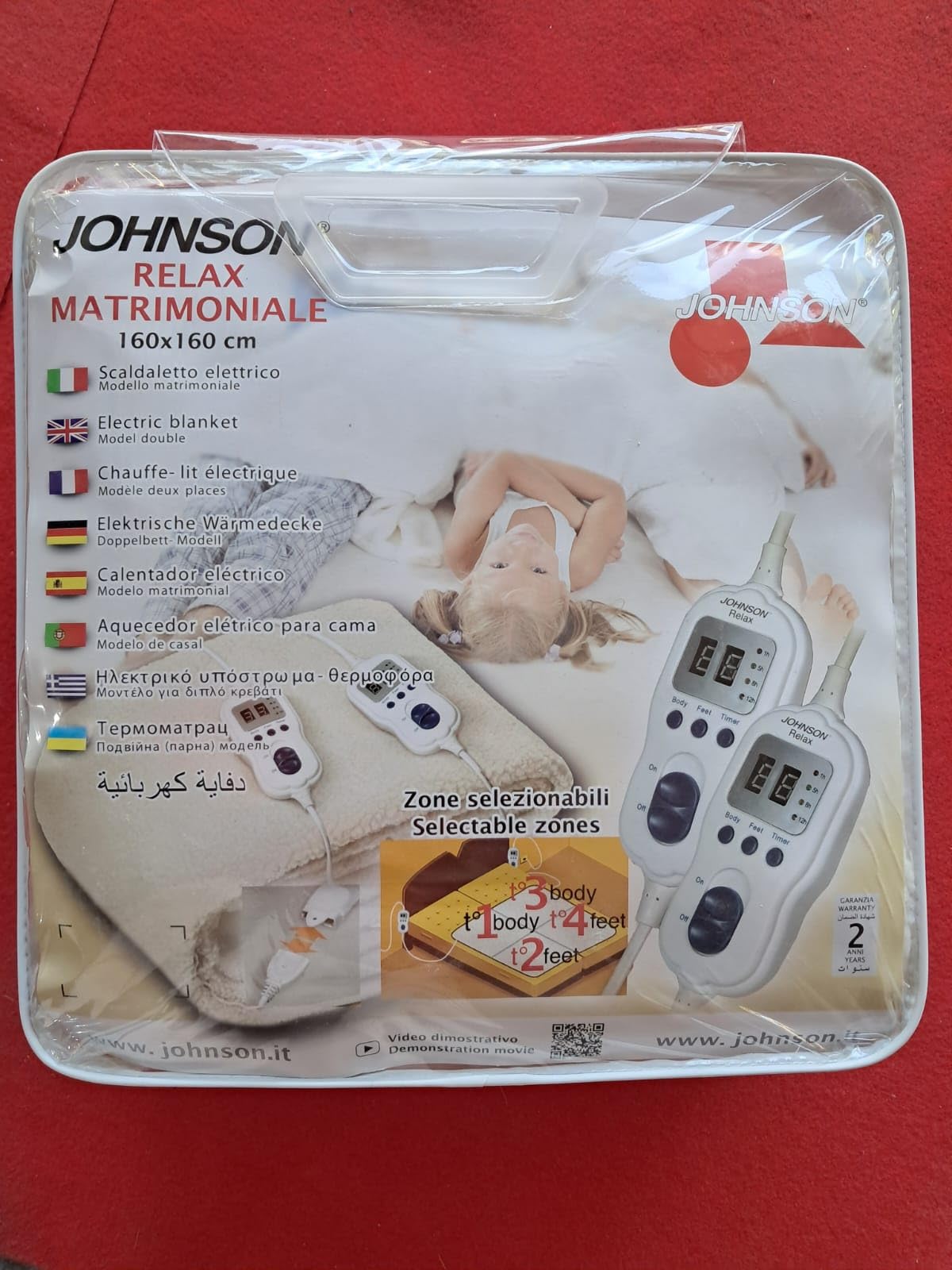 Scaldaletto matrimoniale JOHNSON RELAX