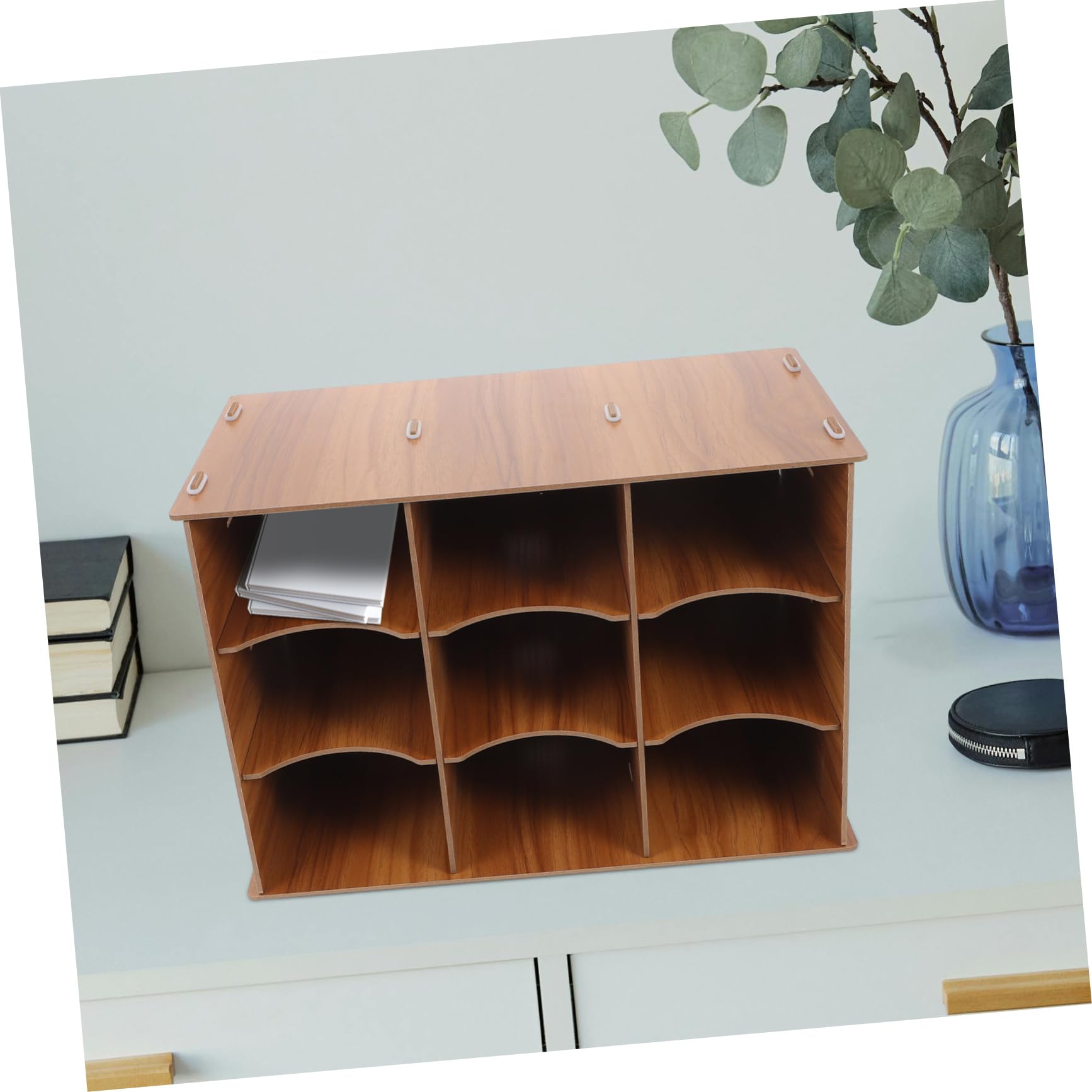 Tofficu Scatola Porta Documenti Multifunzionale Per Ufficio Organizer Da Scrivania Tre Scomparti Per Studenti e Professionisti Design Elegante e Spazioso