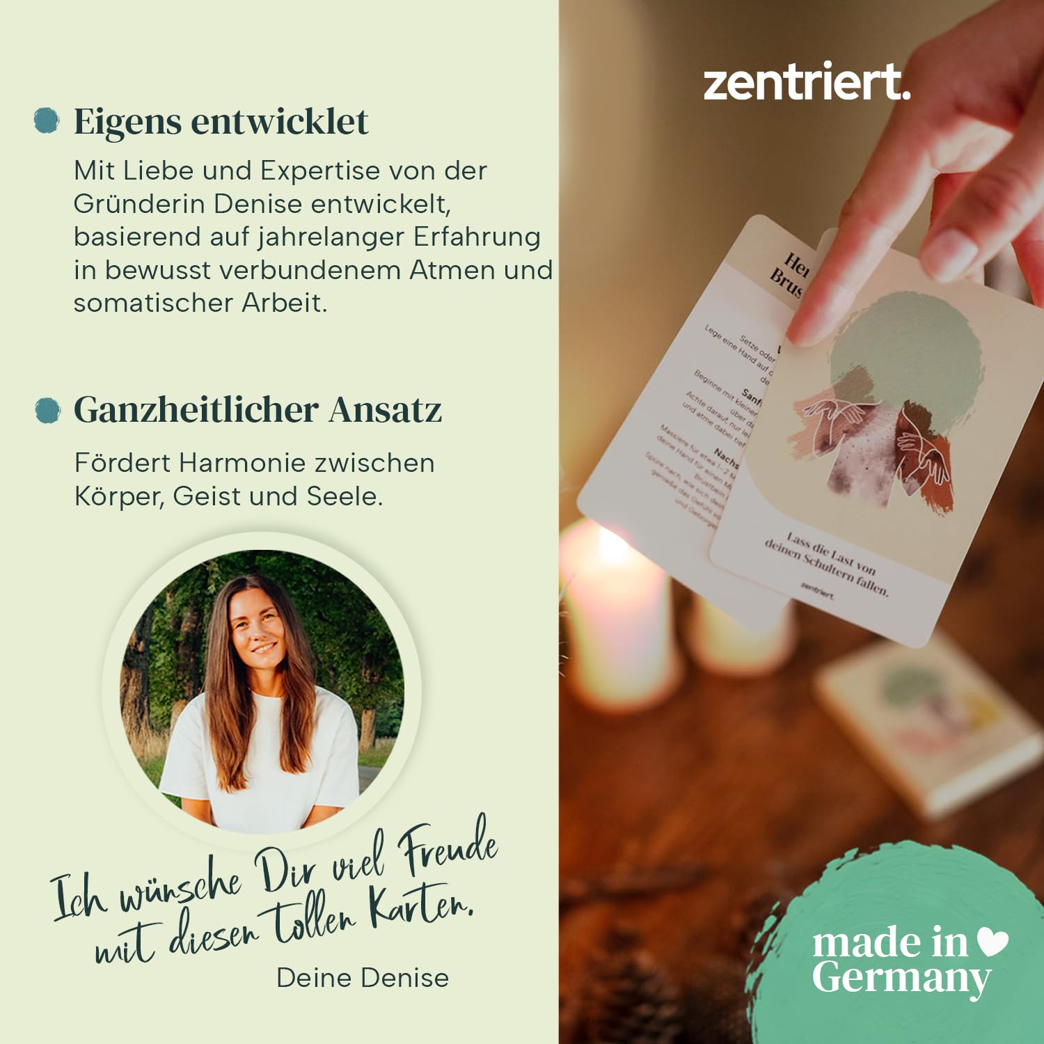 Achtsamkeitskarten Set – 36 Übungen für innere Ruhe, Entspannung & Achtsamkeit | Atemübungen, Körper, Nervensystemübungen & Breathwork