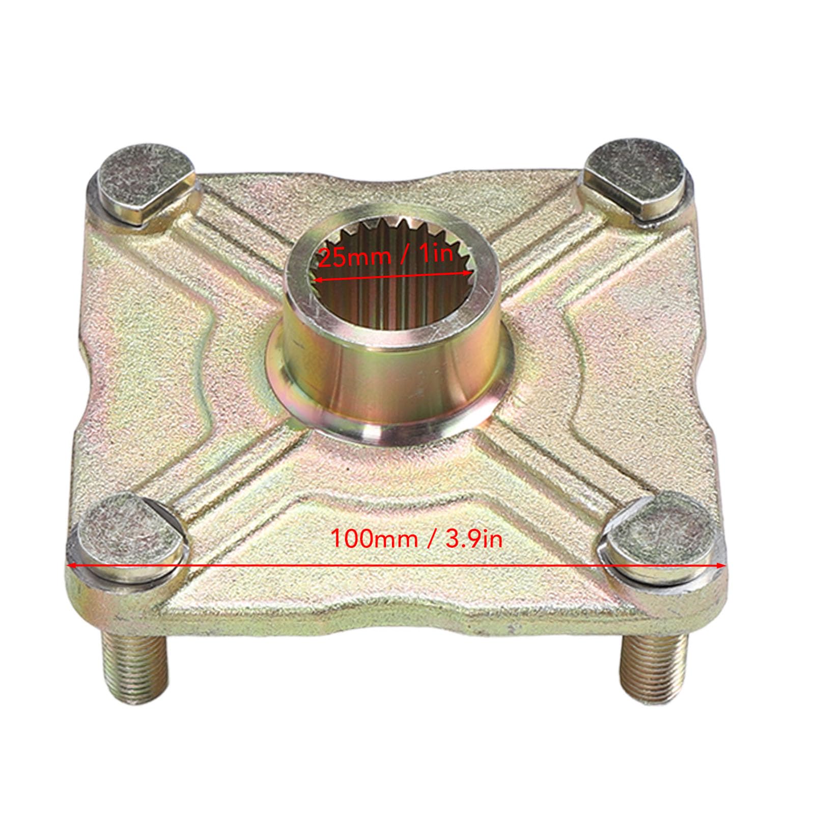 Kit per Assi Posteriori Pesanti, Materiale in Metallo Ad Alta Resistenza, 4 Fori per Go Kart Go 50 a 150 Fai -te, ATV, Quad, Trike Drift, Schother in Schided, Design