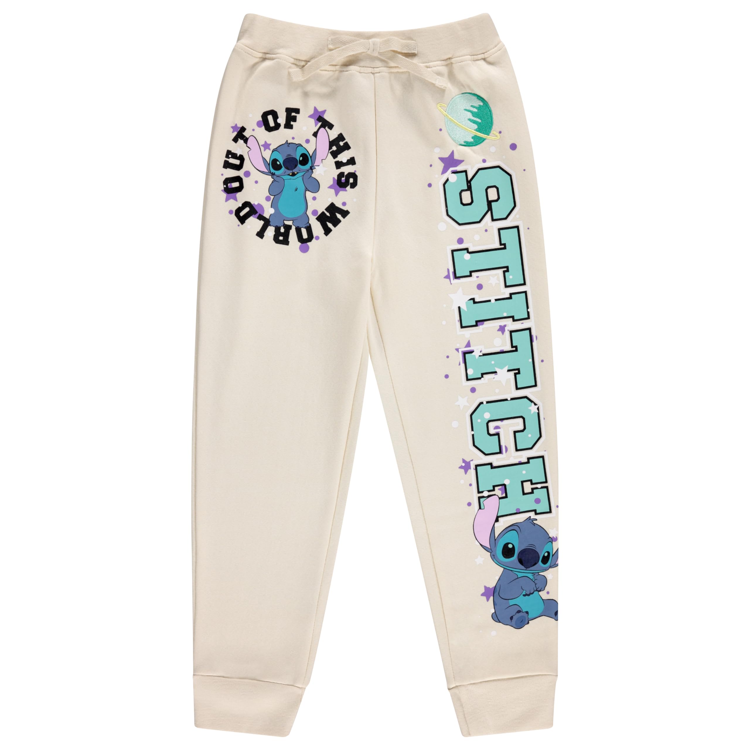 Disney Lilo & Stitch - Set di abbigliamento da ragazza con cappuccio e pantaloni da jogging, 2 pezzi, taglie 4-16