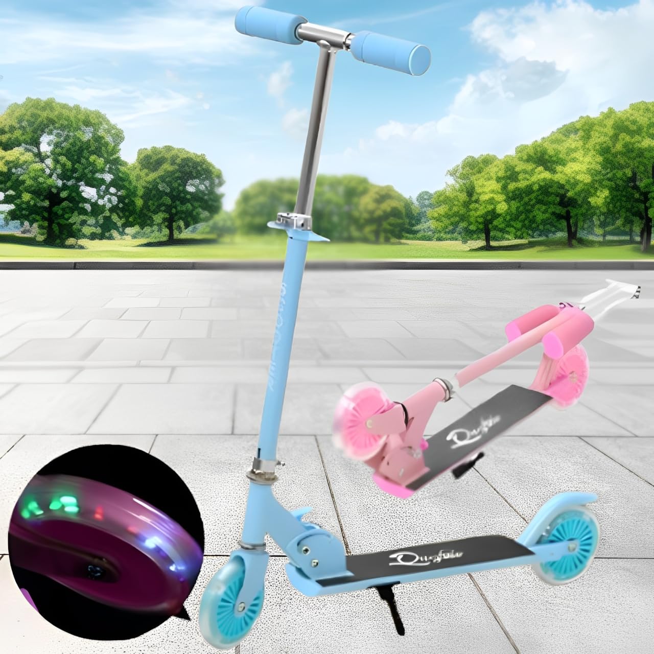 Amazon.co.jp: iimono117 キックスクーター キックボード 子供 2輪