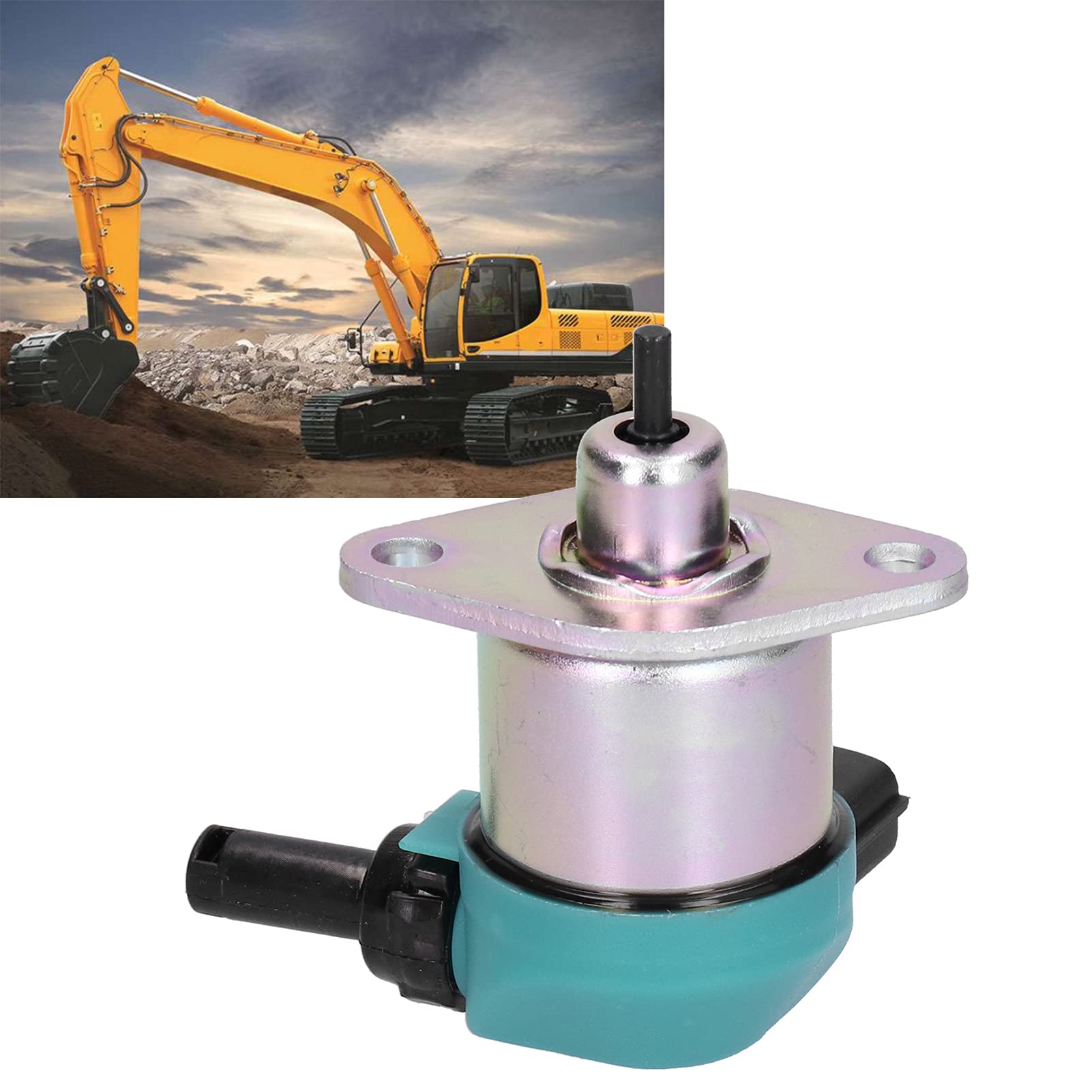 Solénoïdes de Démarreur Automobile 12 V, électrovanne D'arrêt de Carburant, Remplacement de Pièces de Moteur D'excavatrice pour les Modèles Kubota TOSD-03-050