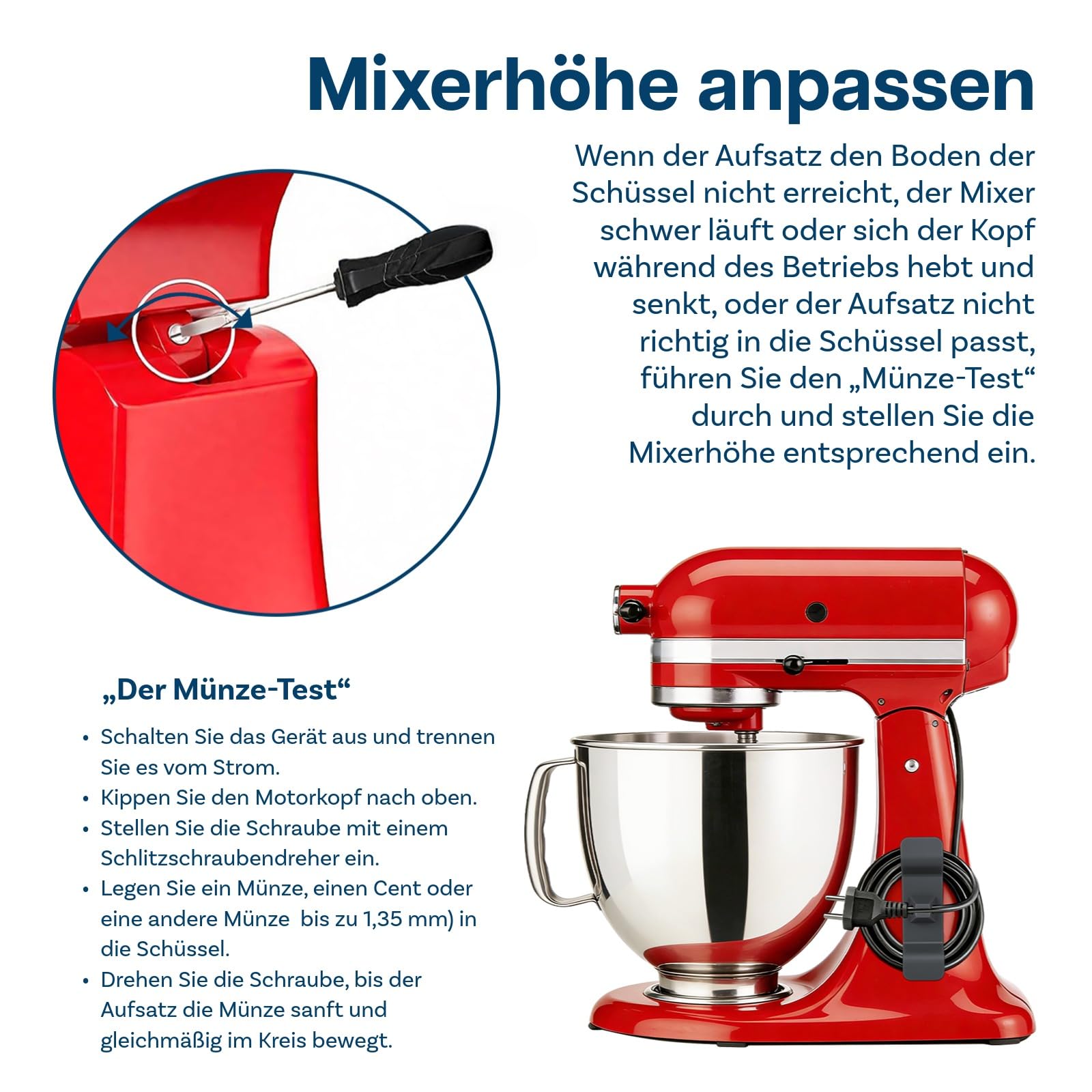 3er Zubehör Set aus Edelstahl für KitchenAid 4.3, 4.7/4.8L Artisan & Classic Serie Küchenmaschinen Zubehör von MMOBIEL – K45 6-Drahtiger Schneebesen, Flachrührer und Knethaken – Spülmaschinenfest