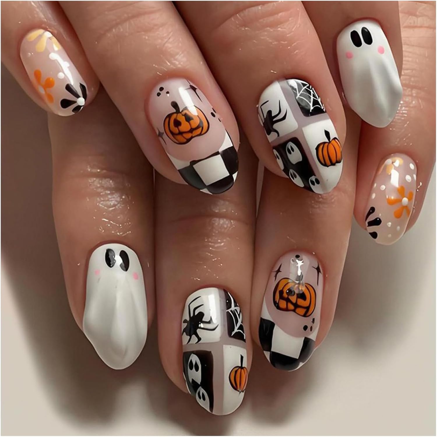Black White Grid French