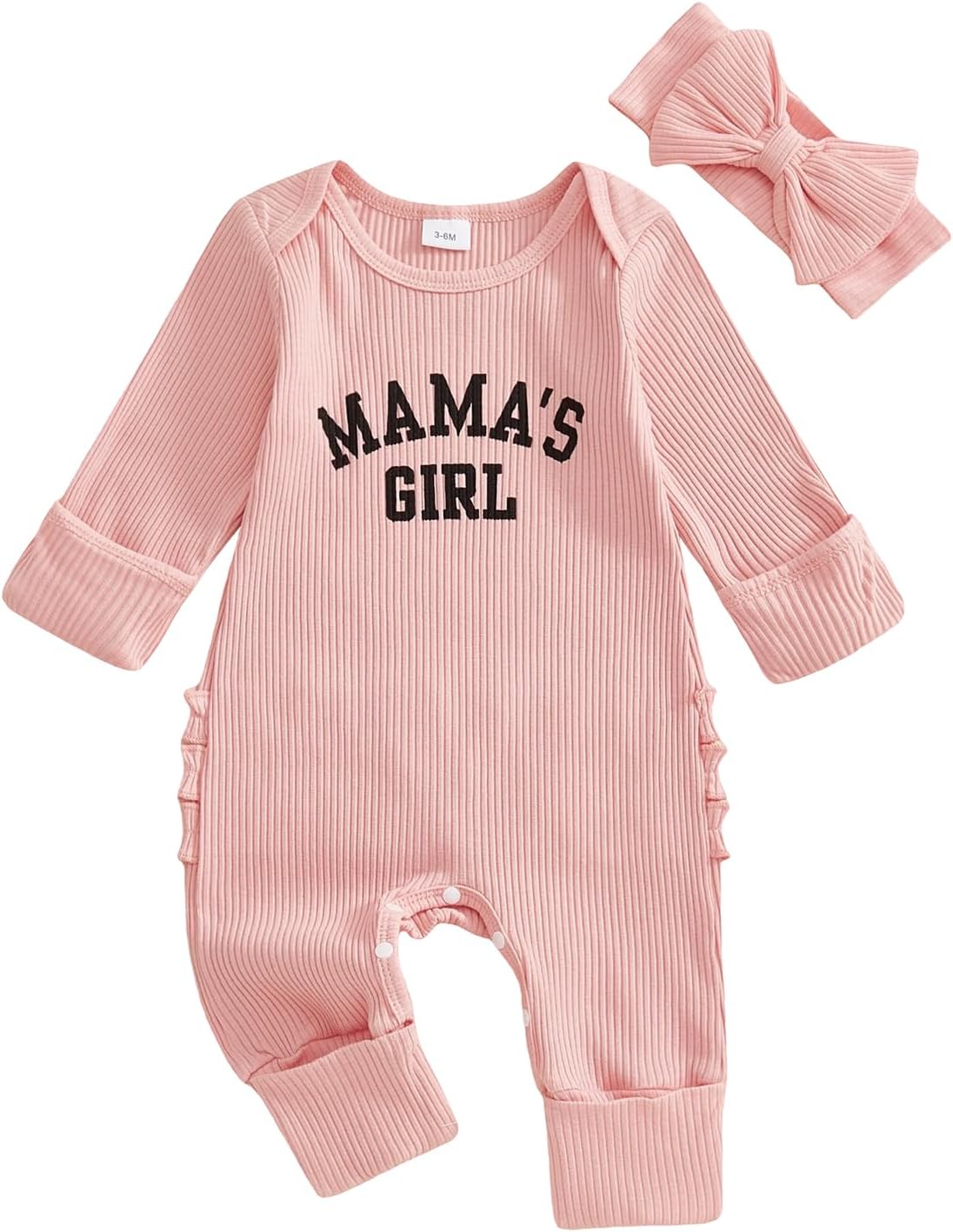 Daddys Girls Baby Clothes Newborn Coming Home Romper Knit Jumpsuit