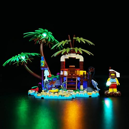 Kit de luces LED para Ray The Castaway 40566 - Juego de luces compatibles con Lego 40566 - Versión clásica (kit de luces sin modelo)