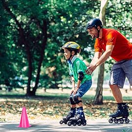 Alyoen 9 inch Traffic Cones, Plastic Sport Cones, Pink Soccer Training Cones for Outdoor Activity & Festive Events (Sets of 10/15/ 20)