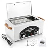 2.0L 220°C 428℉ High Temperature Autoclave Sterilizer, Dry Heat Nail Sterilizer Machine with Timer for Nail Tools Esthetician Barber's Tools, 110V, CH-360T