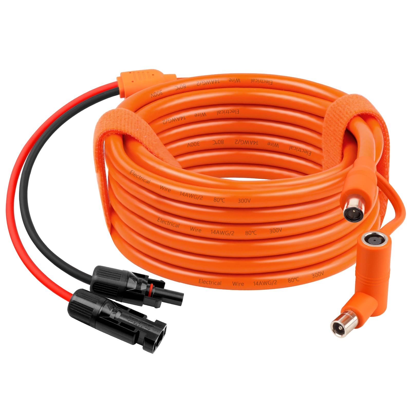 XRDS -RF Cavo adattatore da pannello solare a CC 8 mm, 6,3 m, connettore solare a spina maschio DC7909/8020, cavo di prolunga da 12 AWG + 14 AWG, compatibile con centrali elettriche portatili