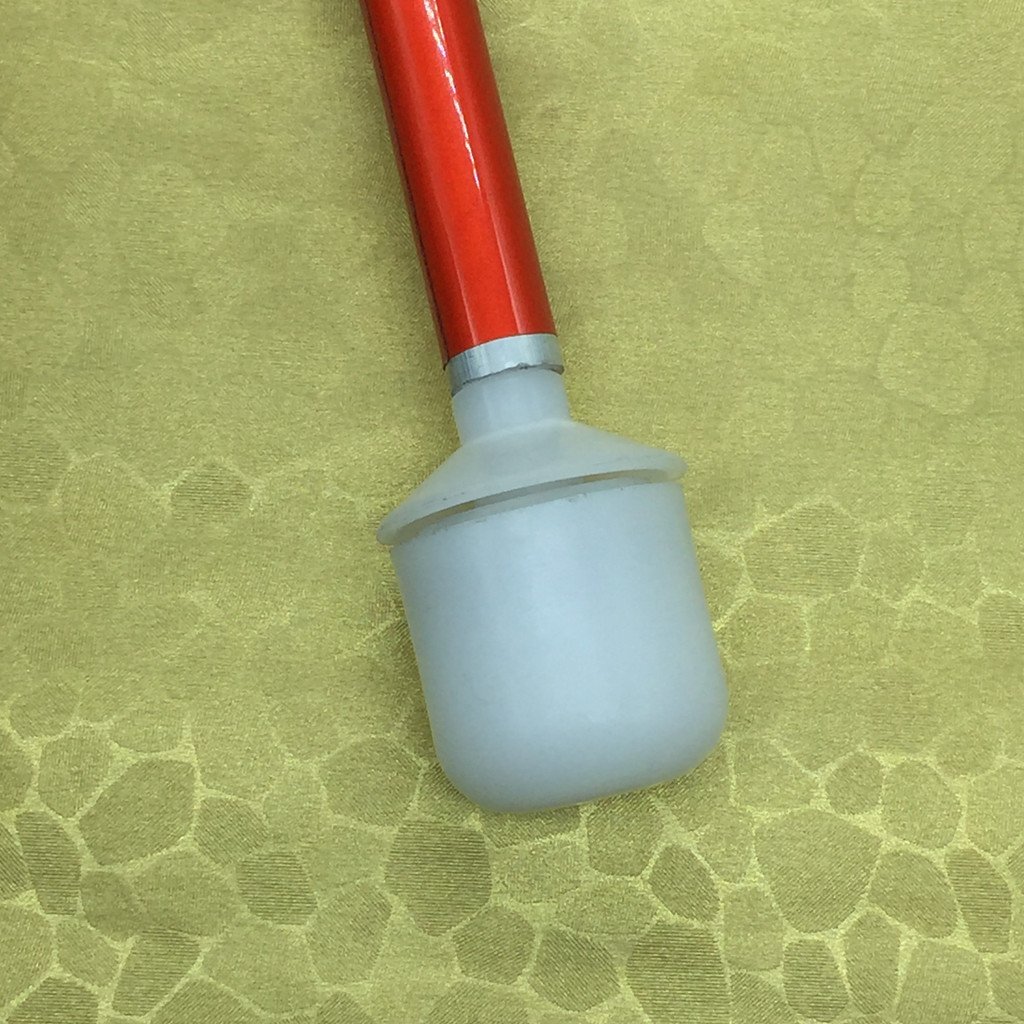Alluminio Bastone Bianco Pieghevole per Non Vedenti 4 Sezioni e Punta Roller per i Bambini 100cm(39.37 Pollice)
