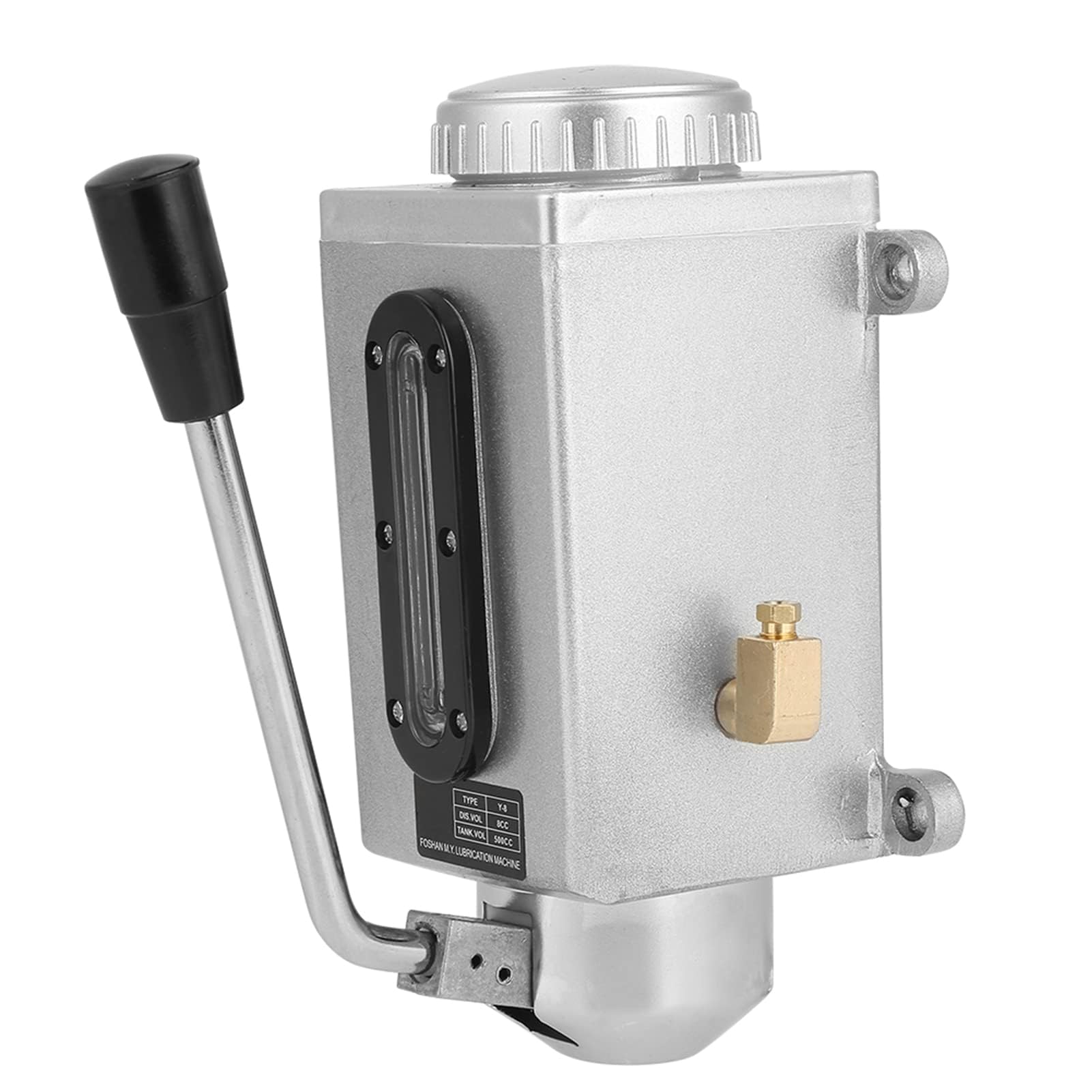 Ręczna Pompa Olejowa Smarownica Pompa Ręczna Smarownica Pompa Oleju Smarowego 500CC CNC 4mm Podwójny Port Wylotowy do Frezarki