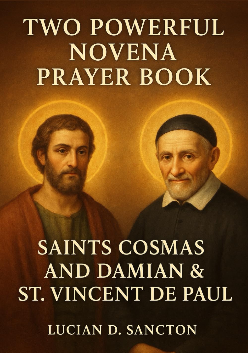 TWO POWERFUL NOVENA PRAYER BOOK: SAINTS COSMAS AND DAMIAN & ST. VINCENT DE PAUL