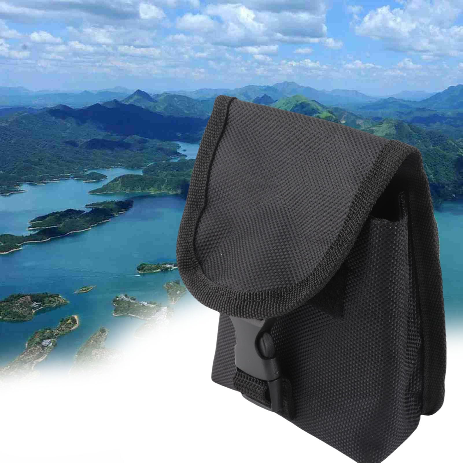 Bnineteenteam Bolsillo de Lastre, Conjunto de Pesas para Buceo, Tela Oxford, Hebilla de Liberación Rápida, Impermeable, Negro for Buceo, Esnórquel, Playa, Mar