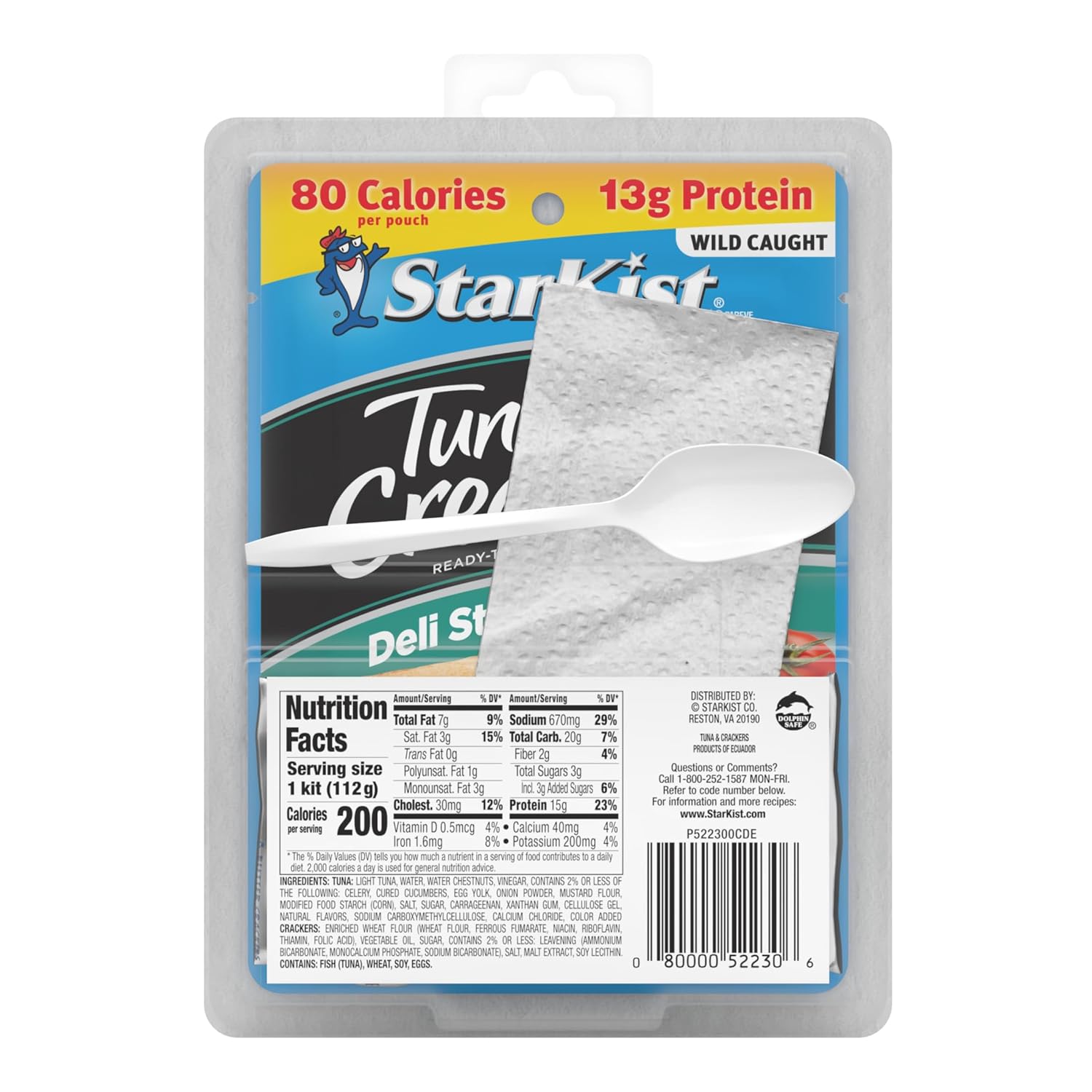StarKist Lunch-To-Go Tuna Creations Deli Style Tuna Salad Pouch, 4.0 oz Kit, 12 Pack
