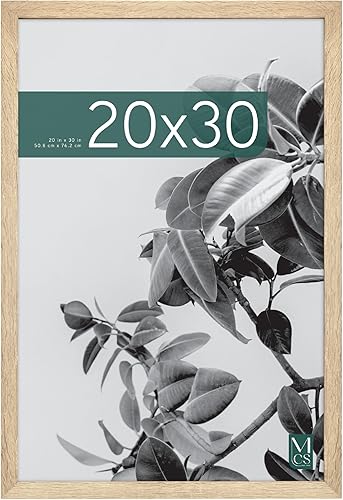 Vista 177 de MCS Studio Gallery Marco para póster de 16 x 24 pulgadas, imitación de veta de madera de color negro, colgar en horizontal o vertical, grande