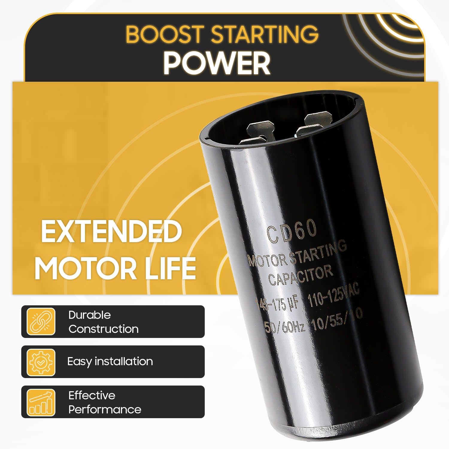 ◆ Kichiです。　◆ Stoelting 231095 Capacitor Start, 500Mfd, 125 Vac: Amazon.com