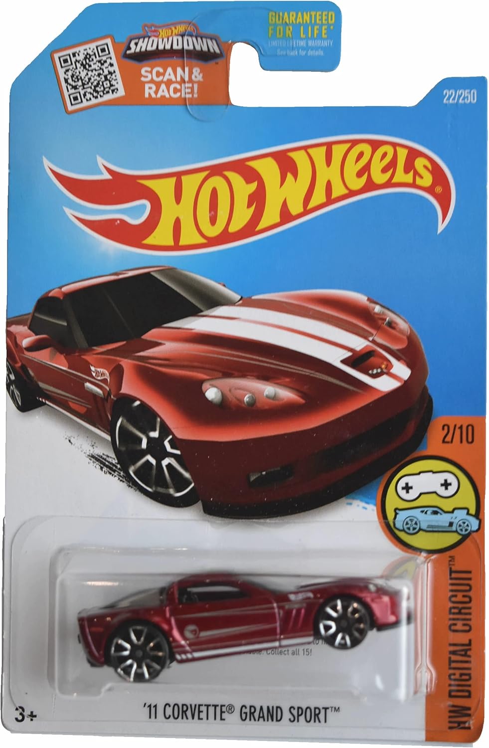 Hot Wheels '11 Corvette Grand Sport, HW Digital Circuit 2/10