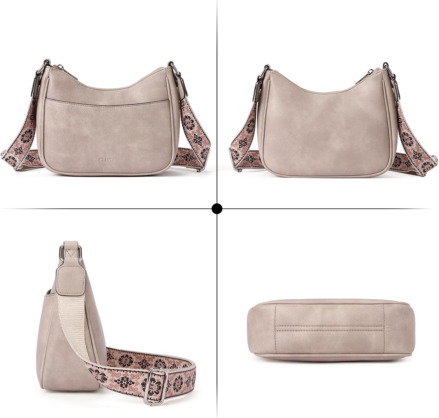 CLUCI Purses for Women Leather Crossbody Bags for Women Crossbody Purse Shoulder Bag for Women with Adjustable Strap - Image 6