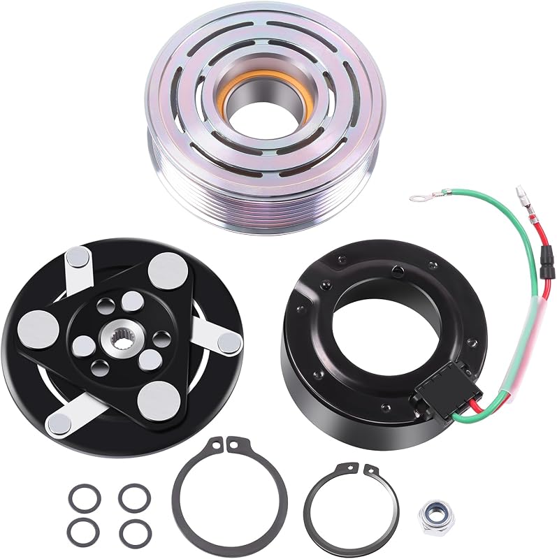 Kit de embreagem do compressor de ar-condicionado SCITOO TRSE09 para Acura RDX, Honda Civic e CR-V – Polia 7 canais
