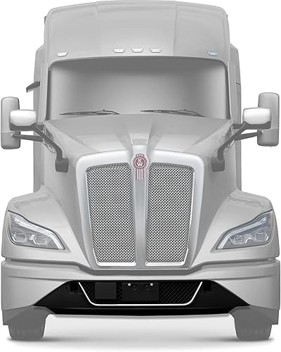 Miniatura 3 de Kozak Ventilación de parachoques inferior para KENWORTH T680 NEXT GEN 2022 2023+ PLUS Kenworth, limpiaparabrisas de 2 x 22 pulgadas y chaleco