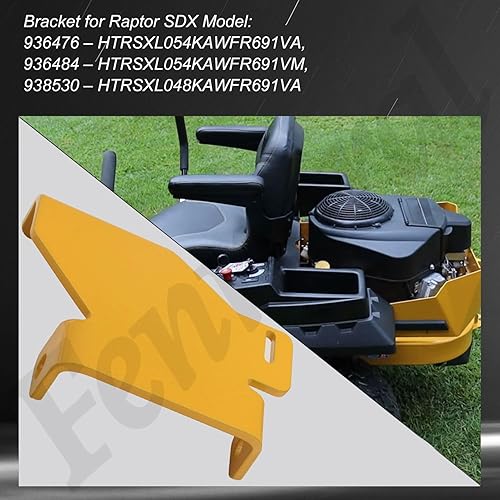 Miniatura 3 de Paquete de 2 placas 126964-1  125255 transmisión Hydro Bracket Part para cortacésped Hustler Raptor SDSDX 936476 936484 936484 938548 938555 939256,