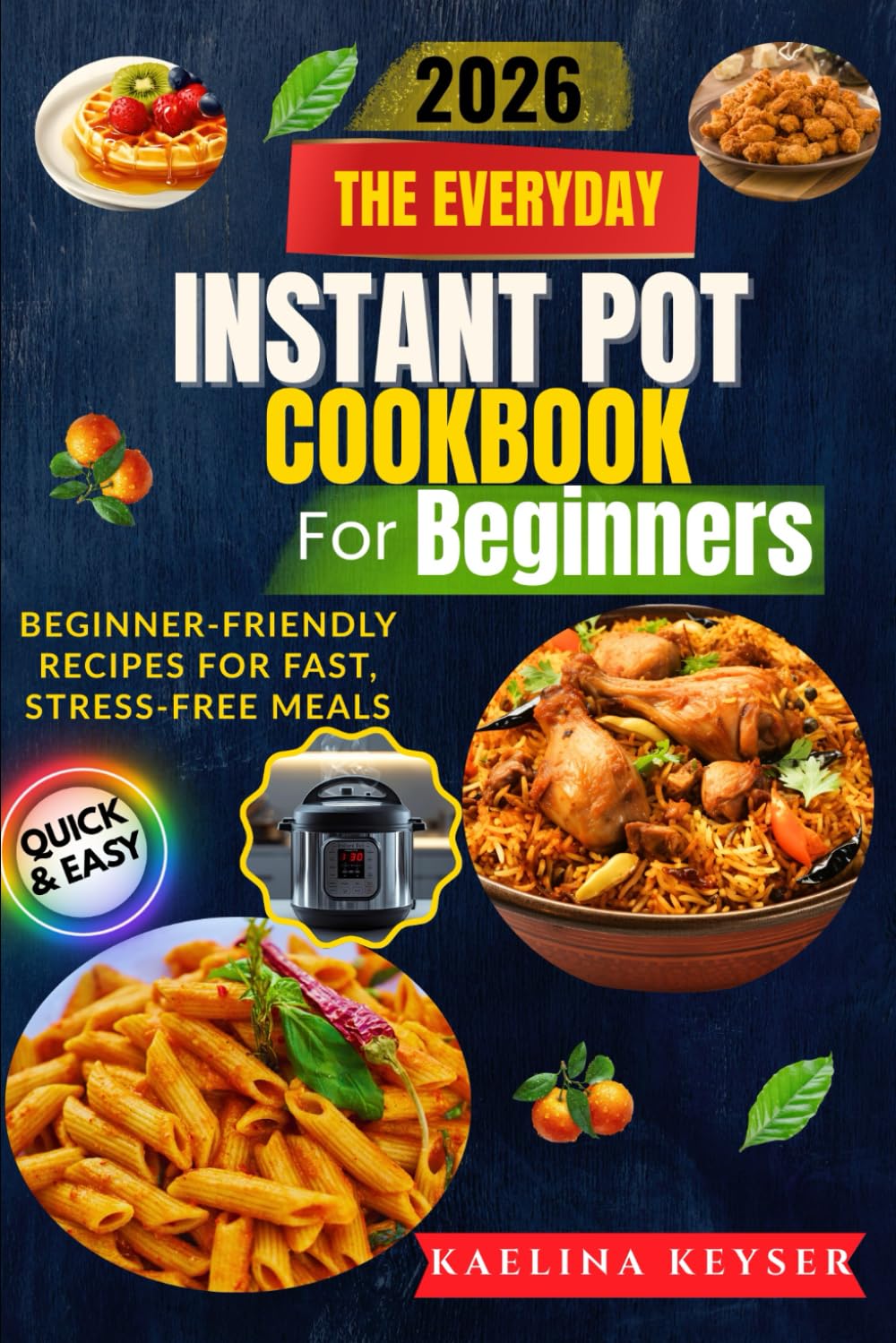 INSTANT POT COOKBOOK FOR BEGINNERS: easy,fast and foolproof recipes