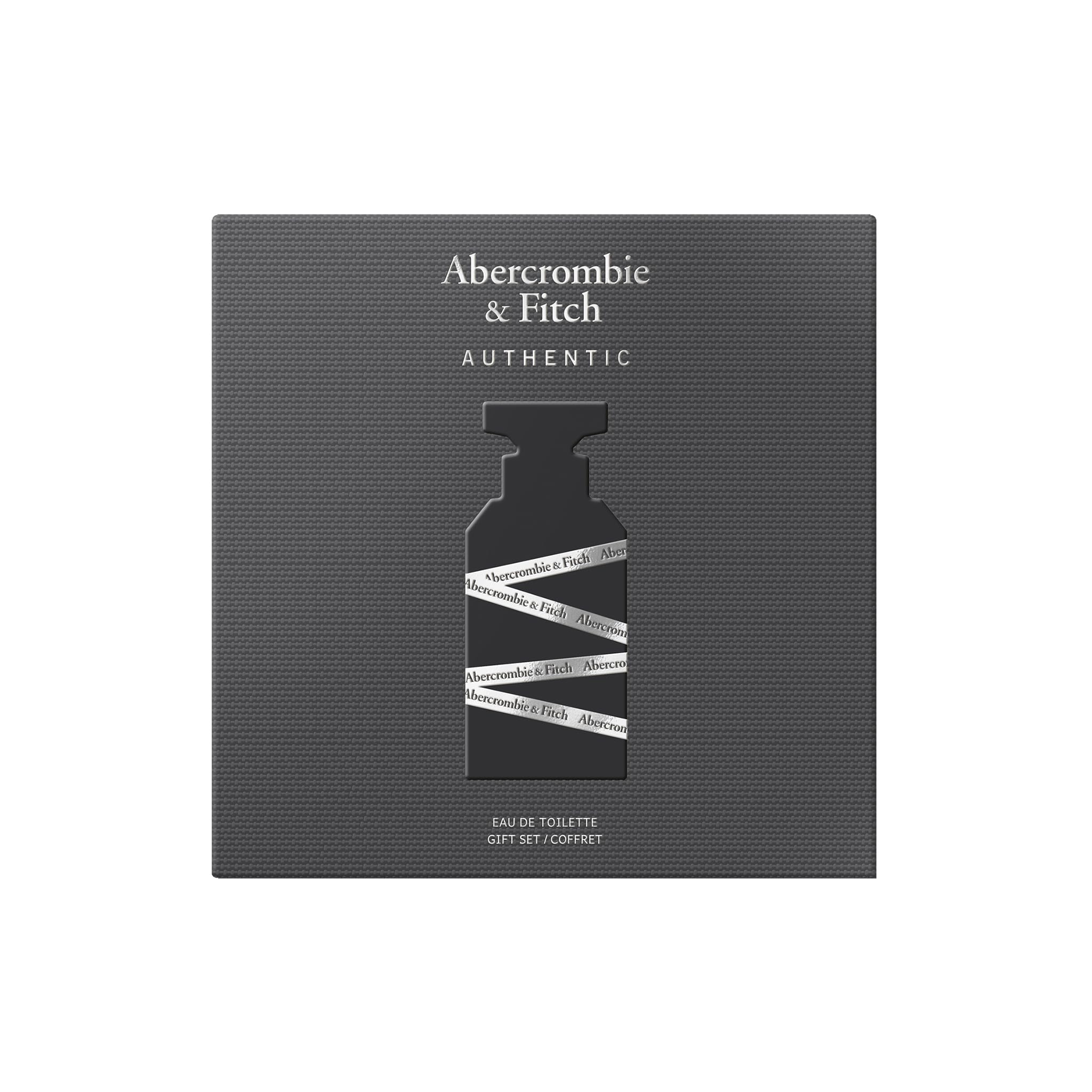 Abercrombie & Fitch Authentic Man Eau de Toilette 100 ml + Deodorant + Mini Parfum für Herren (3 Stück)