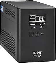 Eaton Tripp Lite Series Cloud-Connected 1000VA UPS Battery Backup & Surge Protector, Remote Management & Monitoring, 600W, 10 Outlets, LCD Screen, Computer UPS, 3-Year Warranty (SMART1000LCDTNC)